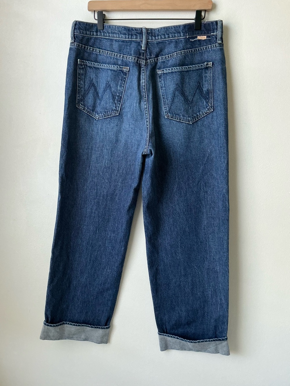 MOTHER SUPERIOR Jeans Spitfire Nerdy Cuff Did You Bring Me Anything Blue Size 29 - Picture 3 of 14